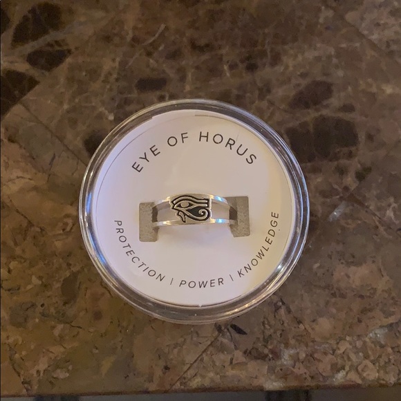 Alex and Ani Jewelry - Alex and Ani Eye of Horus Adjustable Silver Ring